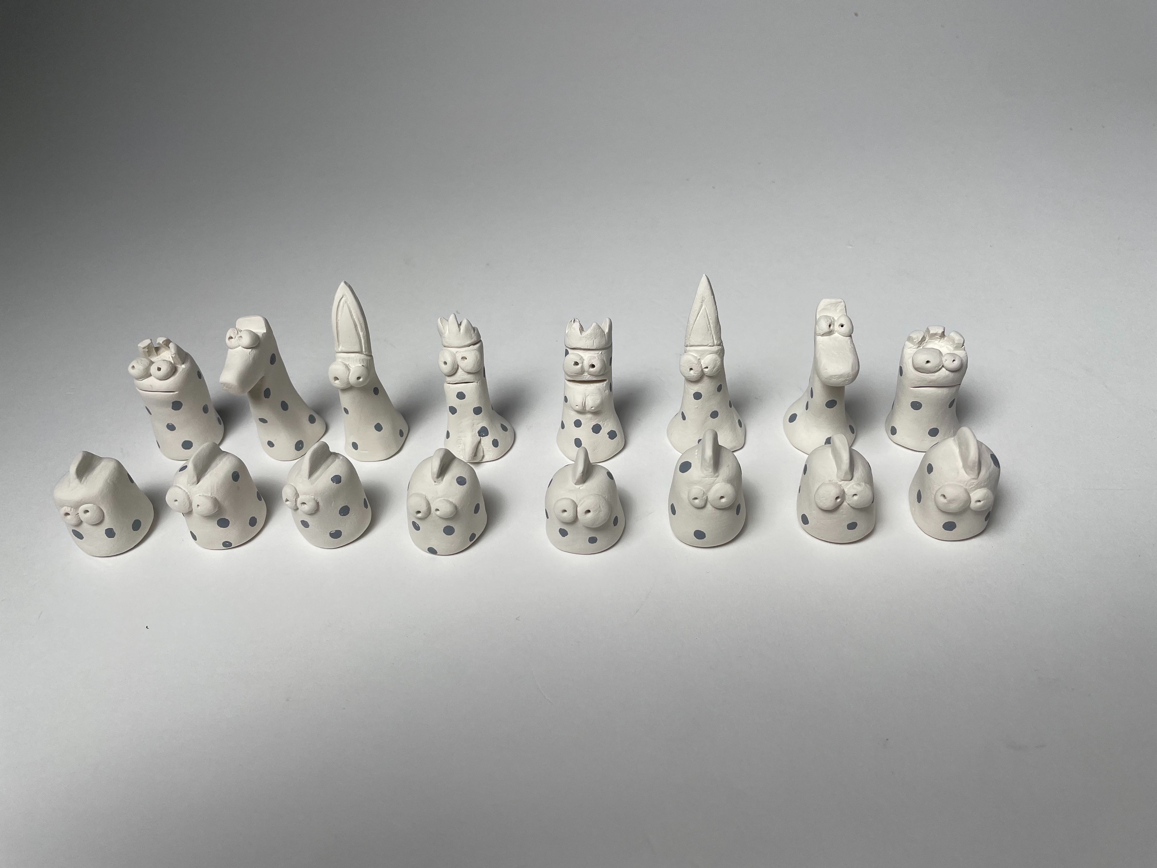 Little Monster chess set